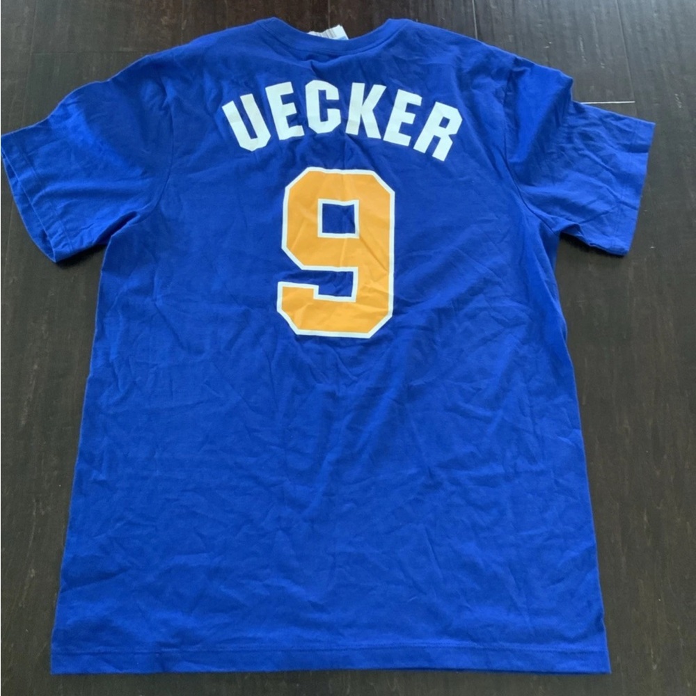 Nike Bob Uecker #9 Milwaukee Brewers Name & Number Cooperstown Tee Mens M - NWT - Picture 5 of 5